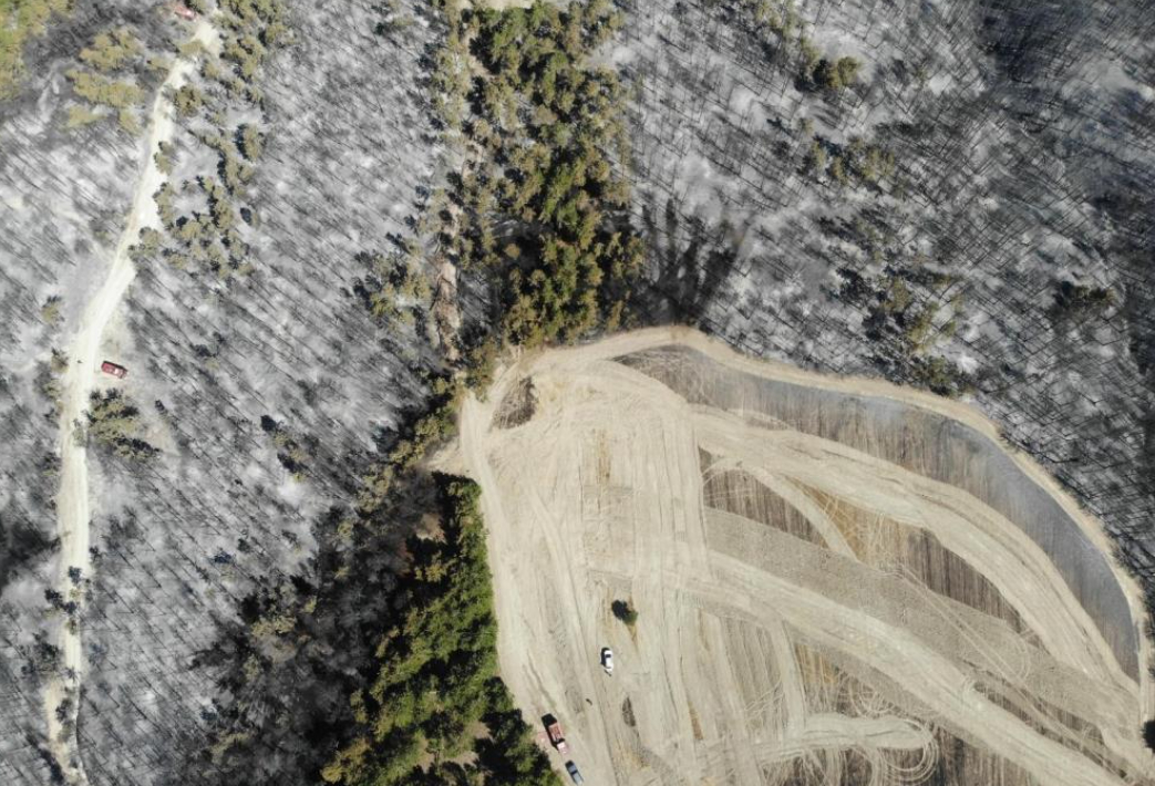 Mudurnu'daki orman yangını kontrol altına alındı