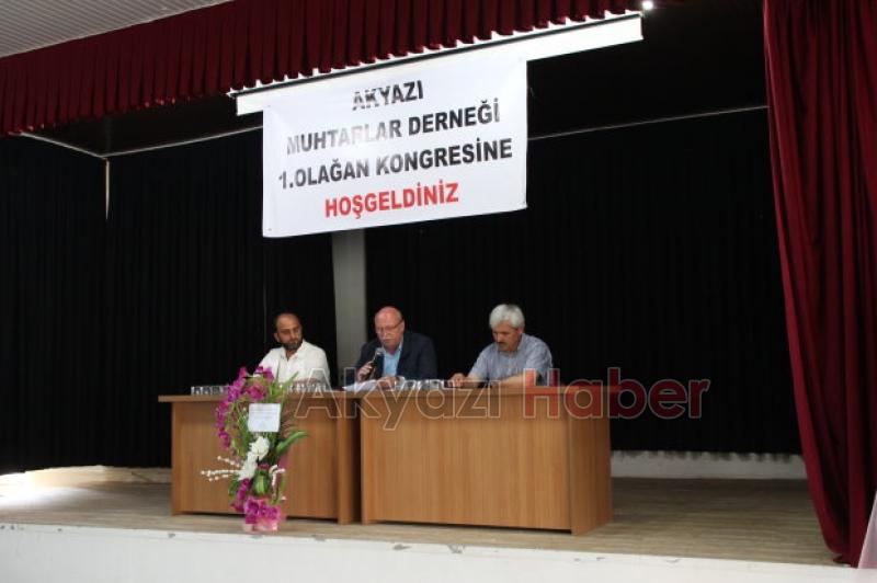 Muhtarlar Derneği Olağan Genel Kurul Kongresinde Bekir Durmuş Yeniden Başkan Oldu