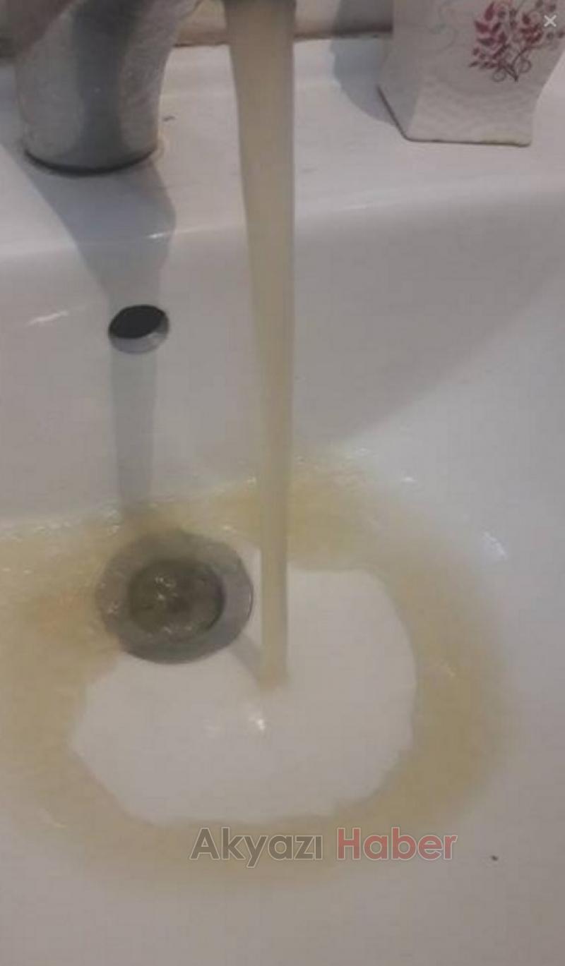 Musluklardan Çamurlu Su Akıyor