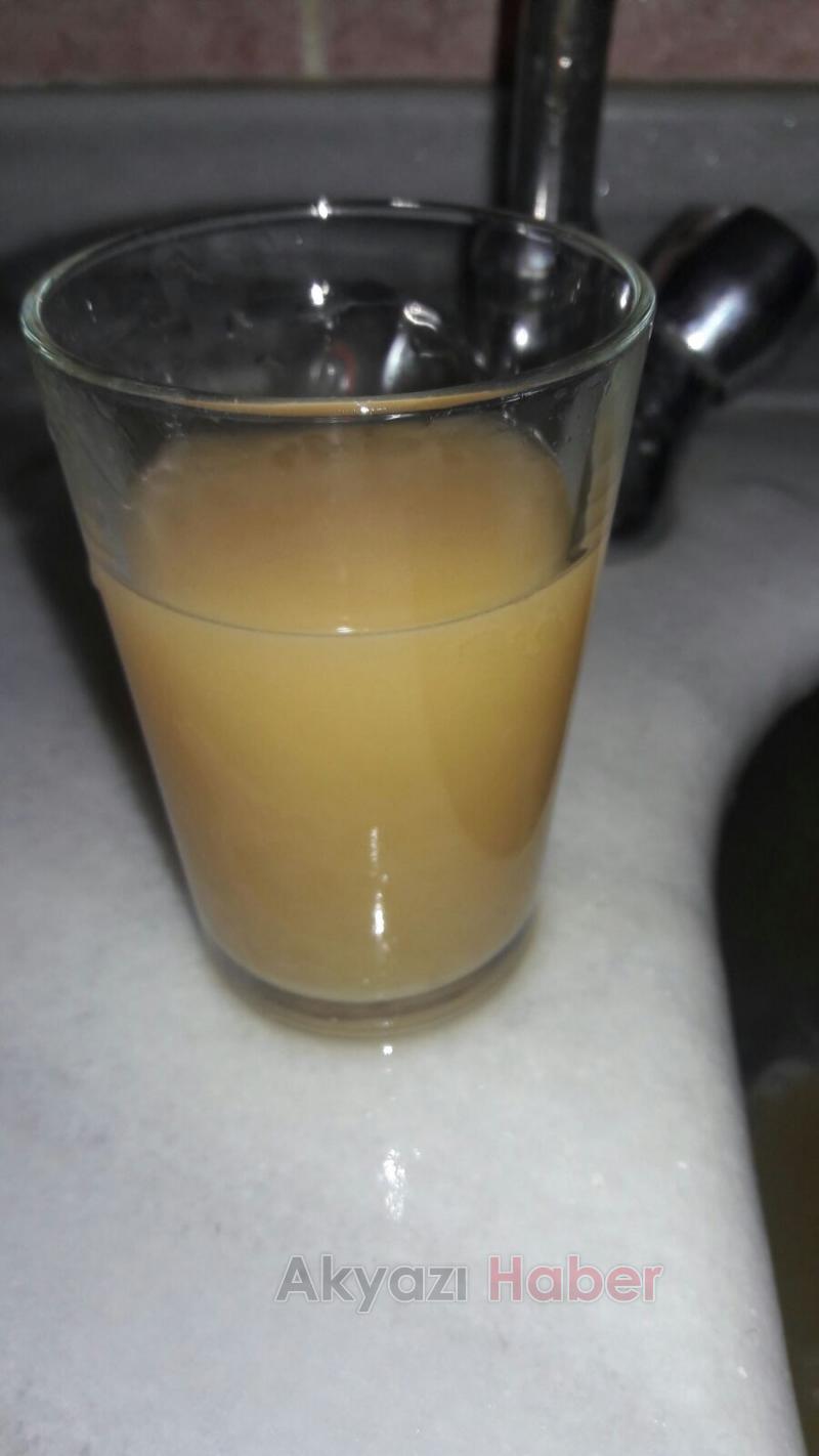 Musluktan Kahverengi Su Akıyor