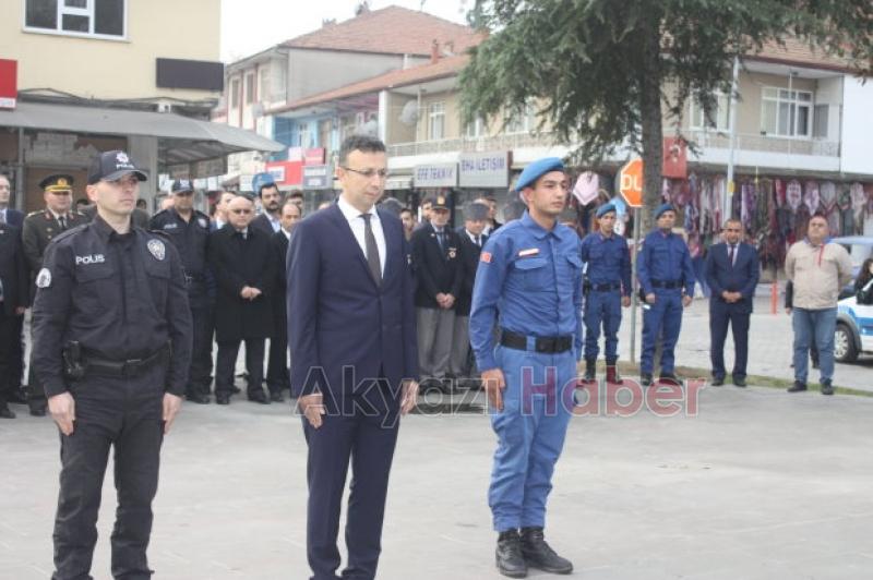 Mustafa Kemal Atatürkün ebediyete intikalinin 80 inci yılı dolayısıyla saygı duruşunda bulunuldu