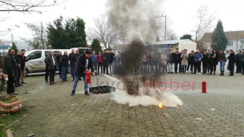 MYO da Nefes Kesen Yangın Tatbikatı