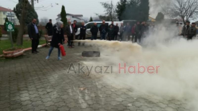 MYO da Nefes Kesen Yangın Tatbikatı