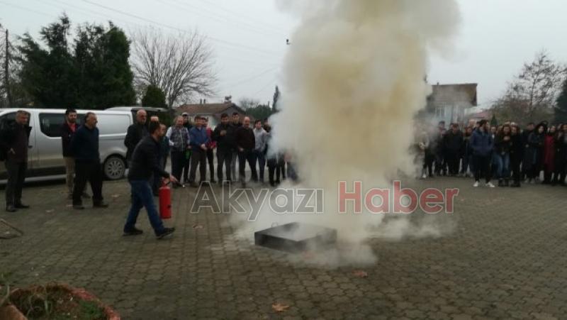 MYO da Nefes Kesen Yangın Tatbikatı