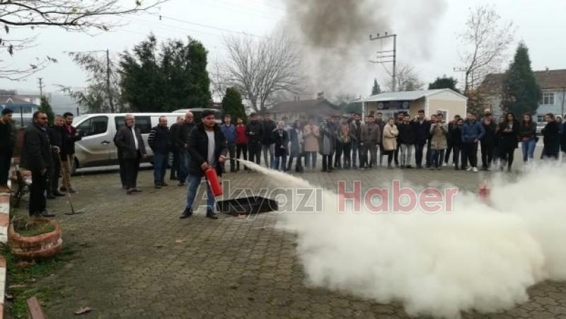 MYO da Nefes Kesen Yangın Tatbikatı