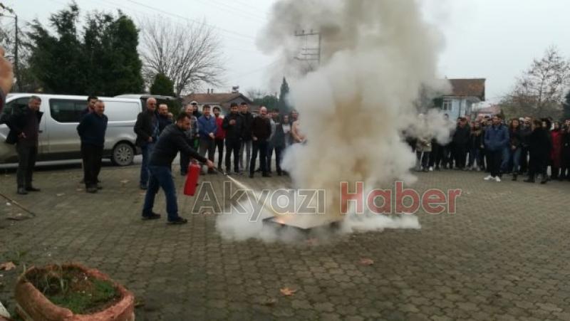 MYO da Nefes Kesen Yangın Tatbikatı