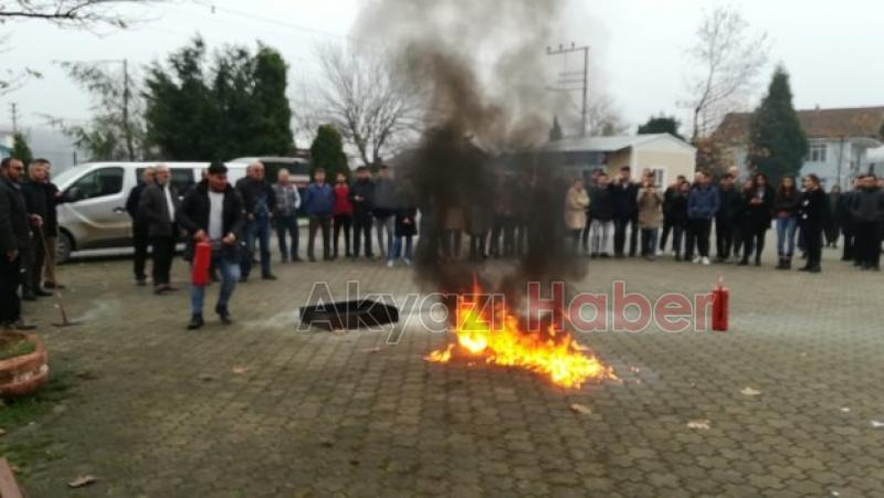 MYO da Nefes Kesen Yangın Tatbikatı