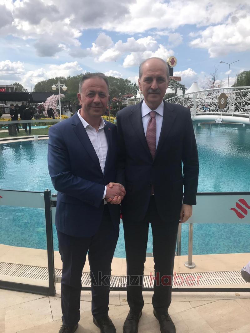 Numan Kurtulmuş Akyazı Teşkilatını tebrik etti