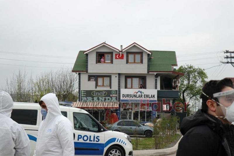 O sokak karantinaya alındı