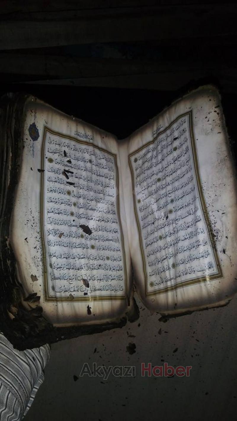 O Yangında Bir Tek Kuran-ı Kerim Yanmadı