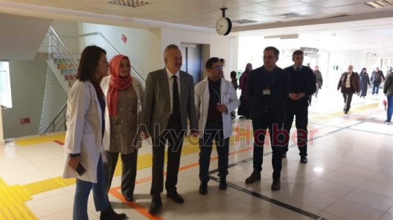 Öğütlü Akyazı Devlet Hastanesini ziyaret etti