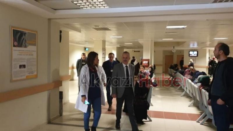 Öğütlü Akyazı Devlet Hastanesini ziyaret etti