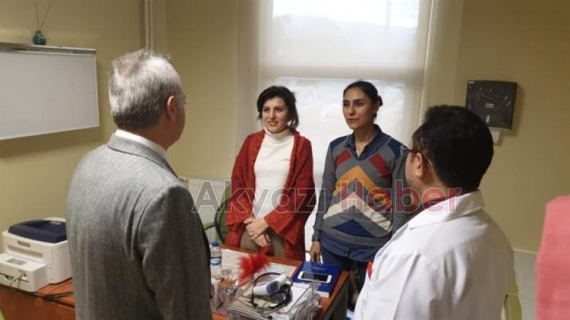 Öğütlü Akyazı Devlet Hastanesini ziyaret etti
