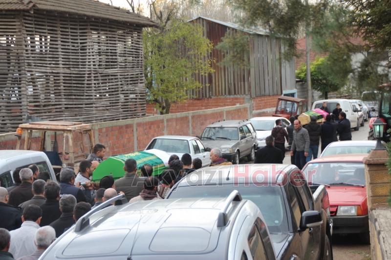 Öldürülen baba ve kızına acı veda