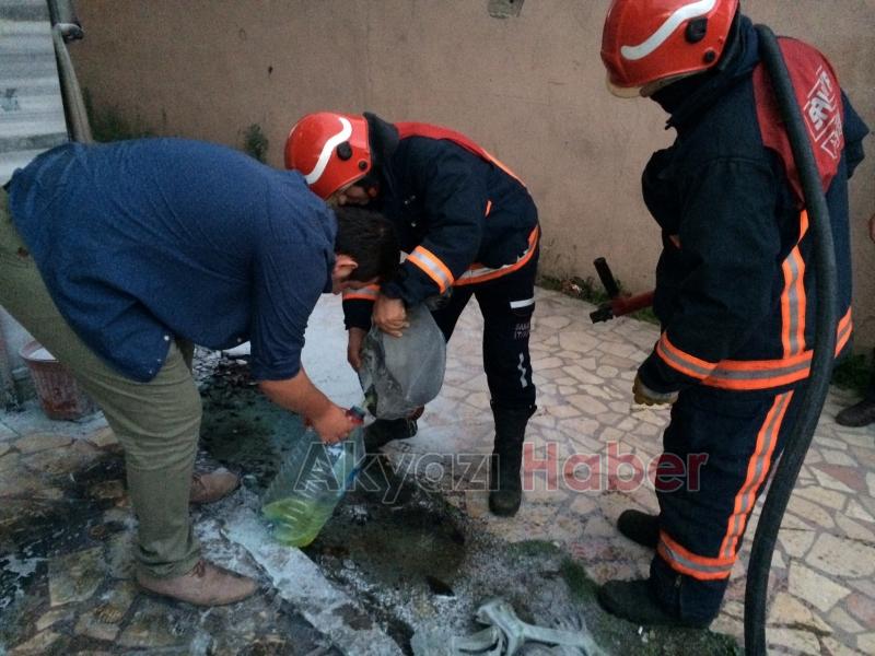 Ömercikler Mahallesi Yangın