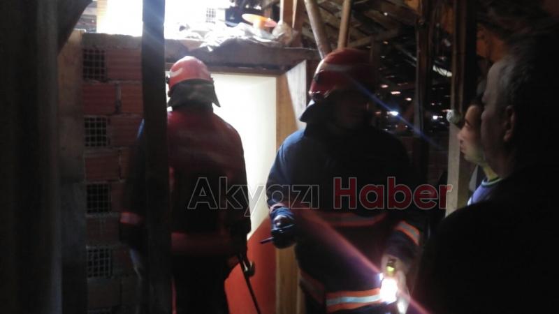  Ömercikler Mahallesi nde Yangın