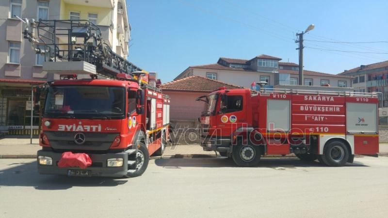  Ömercikler Mahallesi nde Yangın