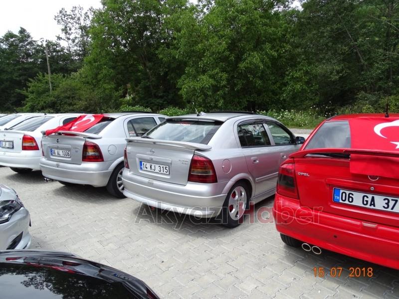 Opel Kullancıları 15 Temmuz etkinliğinde Bolu’da Buluştu