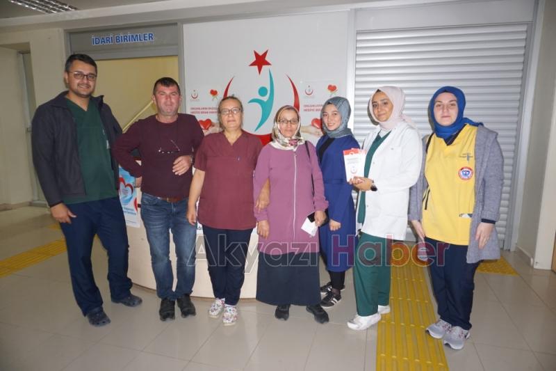 Organ Bağışı Haftasından Dolayı stant kuruldu