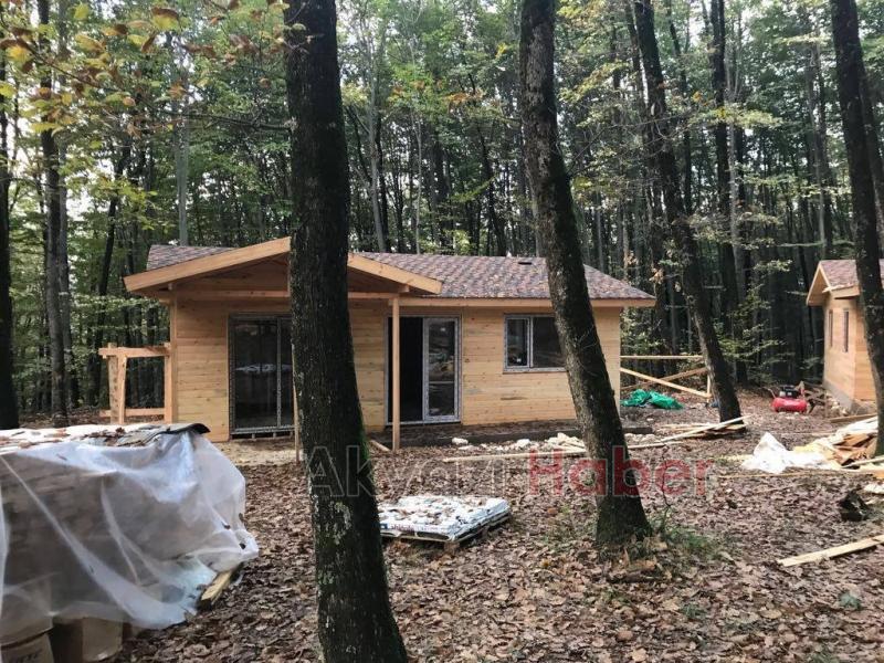 Orman Parka Bungalow Evler Yapılıyor