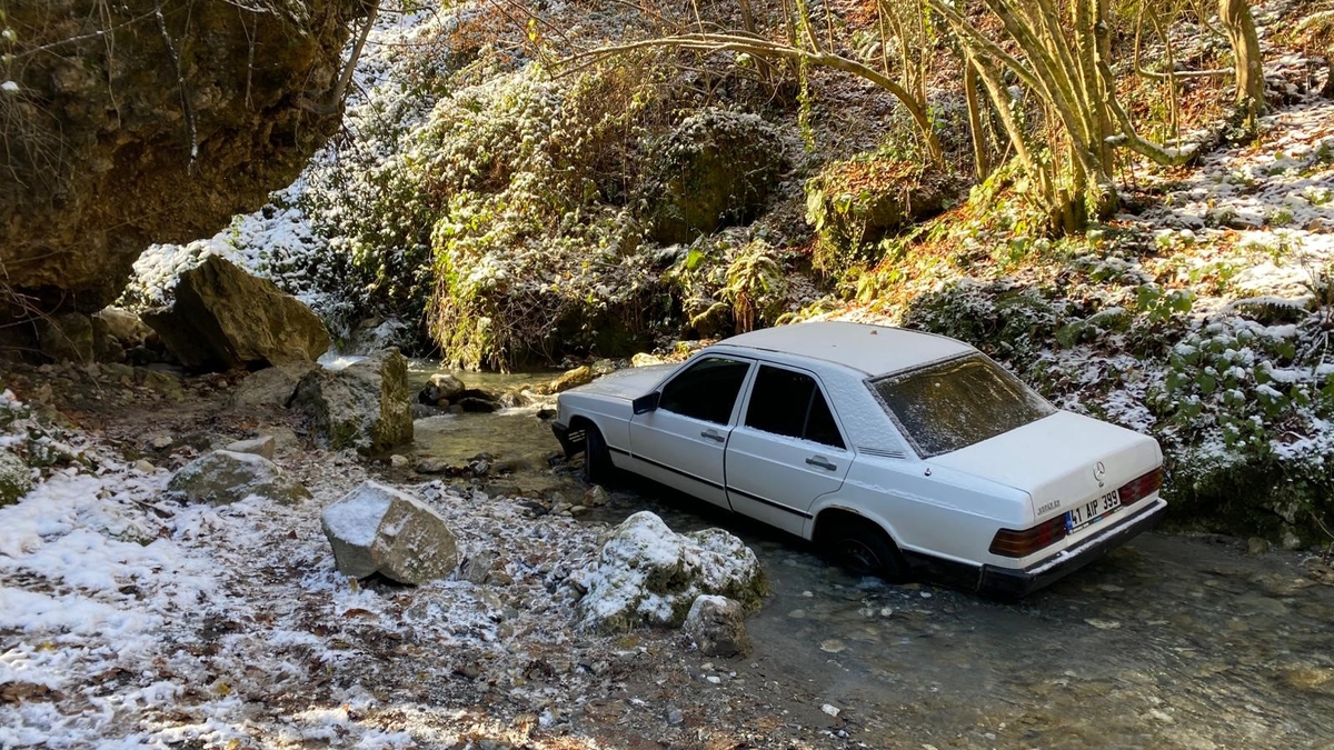 Ormanda derede ölü bulundu