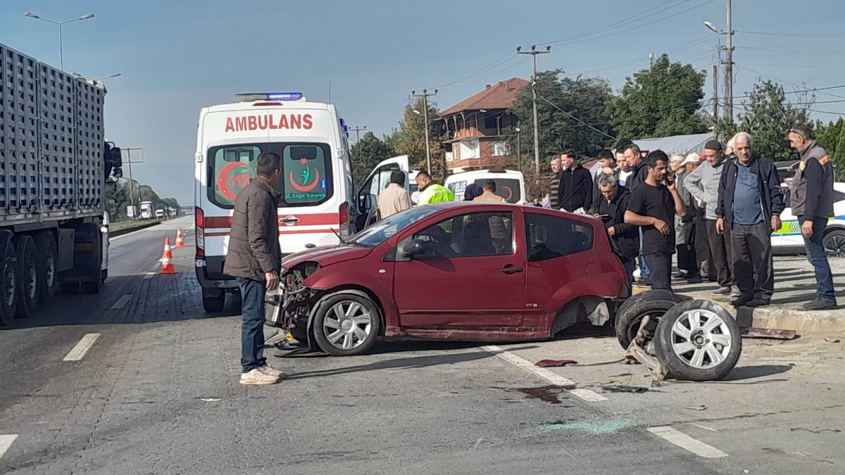 Ormanköy'de kaza