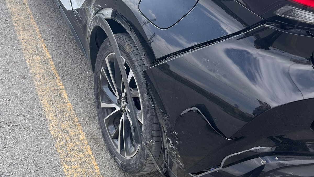 Ormanköy'de otomobil ile kamyonet çarpıştı