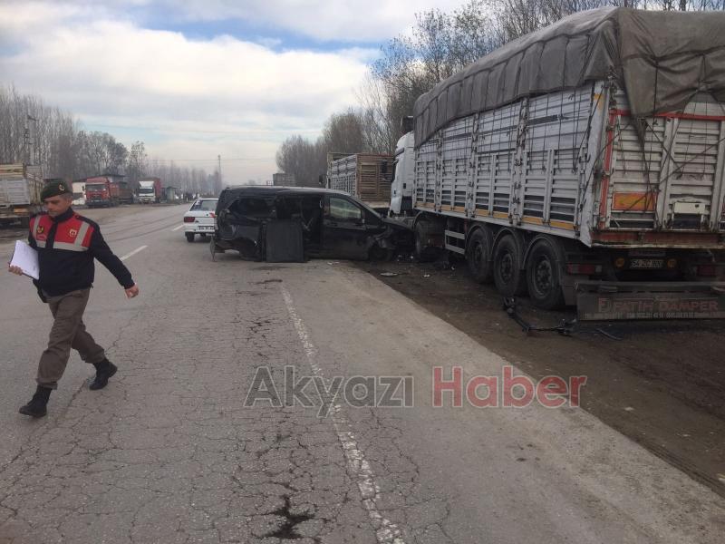 Ormanköy Yolunda Zincirleme Kaza 2 Yaralı