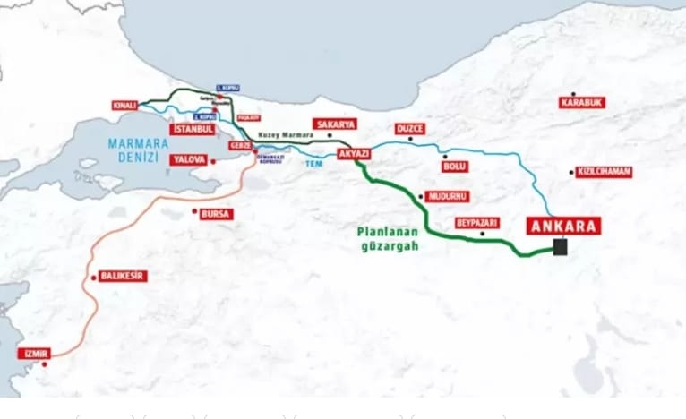 Orta Anadolu Otoyolu ile Akyazı bağlantı noktası olacak