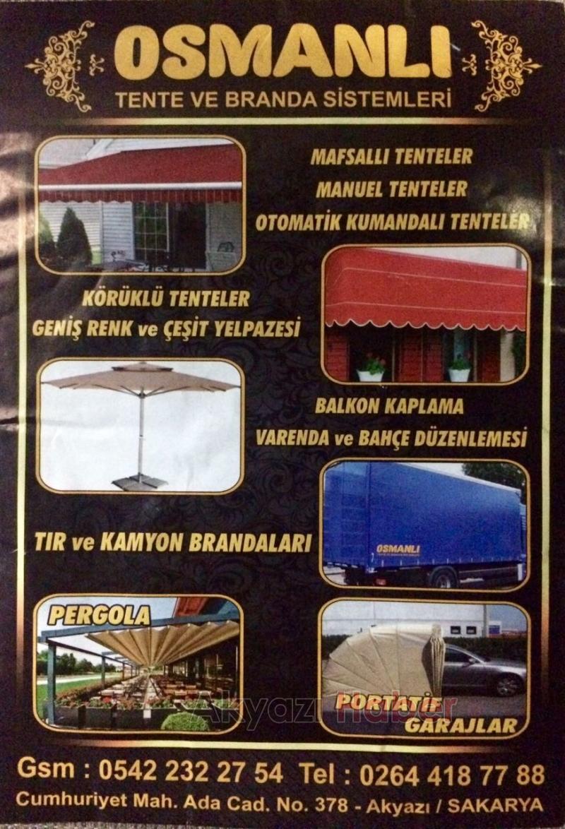 Osmanlı Tente ve  Branda Sistemlerinden Özel Kampanya