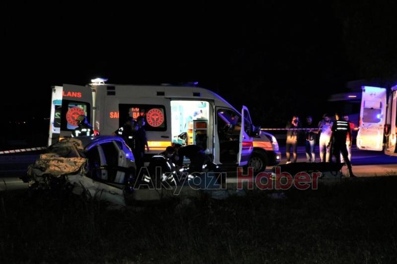 Otobüs karşı yöne geçti 2 ölü