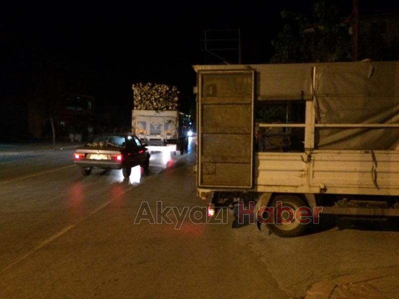 Otomobil Ağaca Çarparak Durabildi