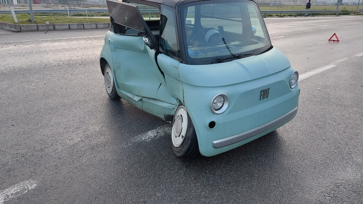 otomobil ile elektrikli aracın çarpıştığı kazada bir kişi yaralandı