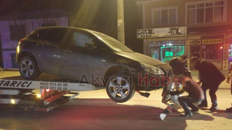 Otomobil Kayınca Tarihi Çeşmeye Girdi