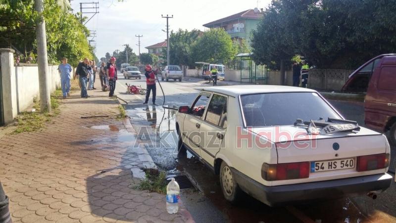 Otomobil Motosiklete Çarptı 1 Ağır Yaralı