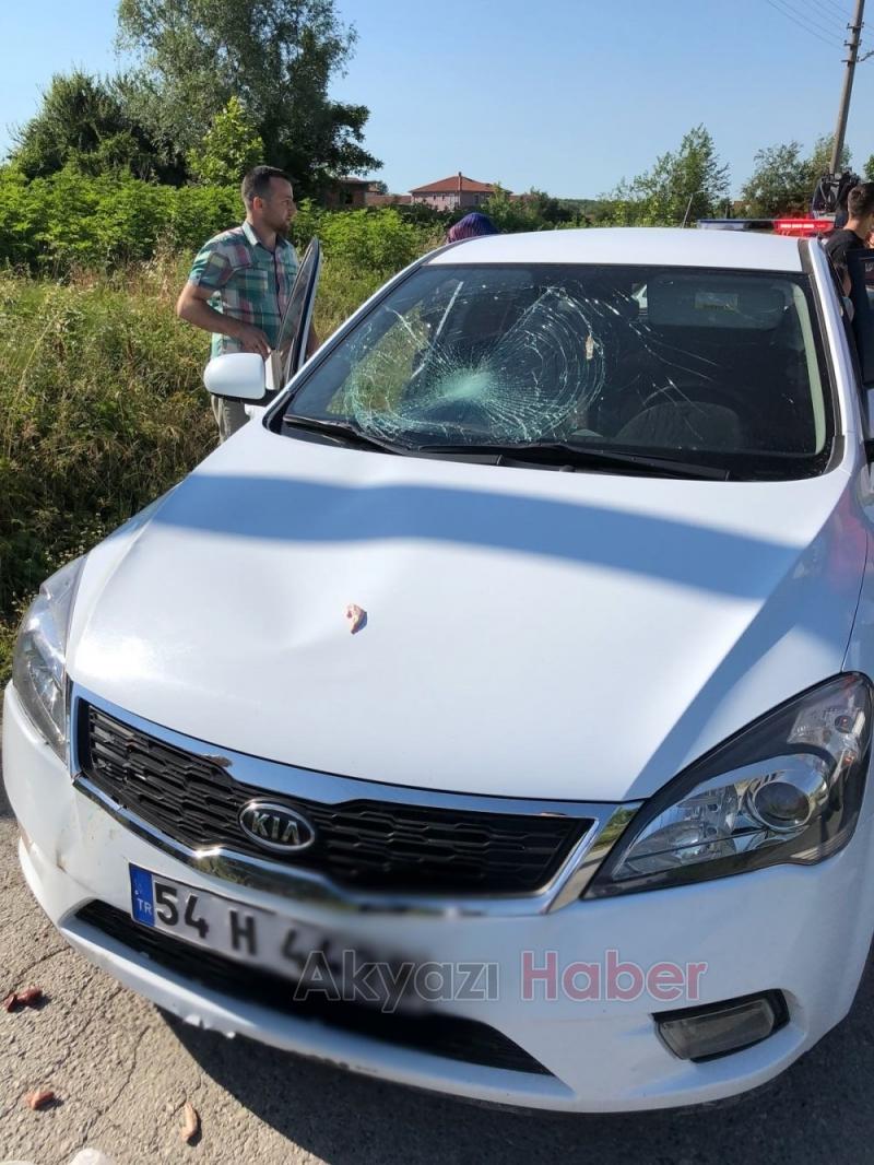 Otomobil Üç Tekerlekli Bisiklete Çarptı