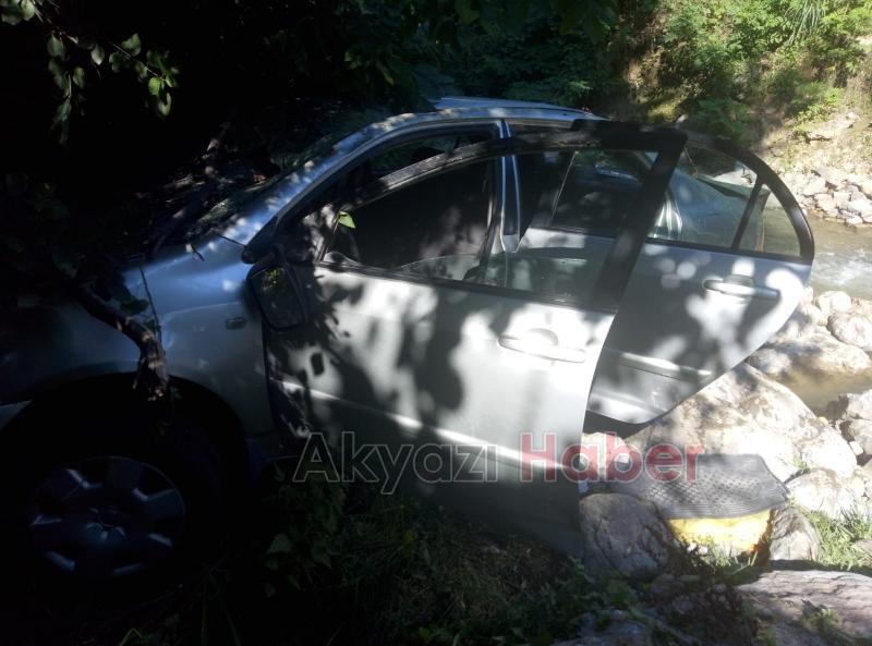 Otomobil Uludereye uçtu
