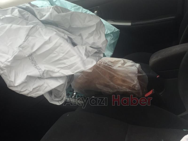 Otomobil Yakıt Tankerine Çarptı