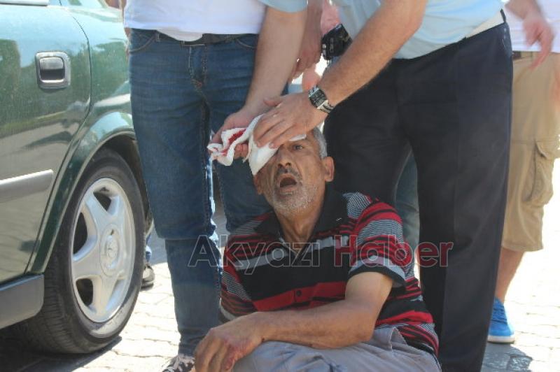 Otomobil Yayaya Çarptı