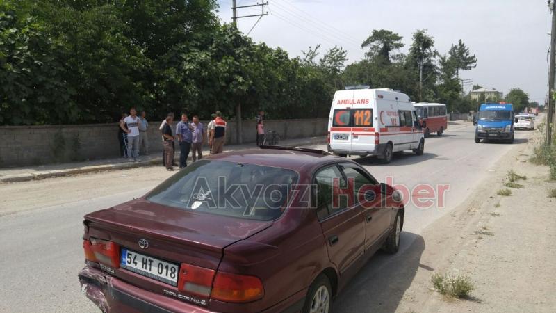 Otomobilin Durduğunu Fark Etmedi Arkadan Çarptı