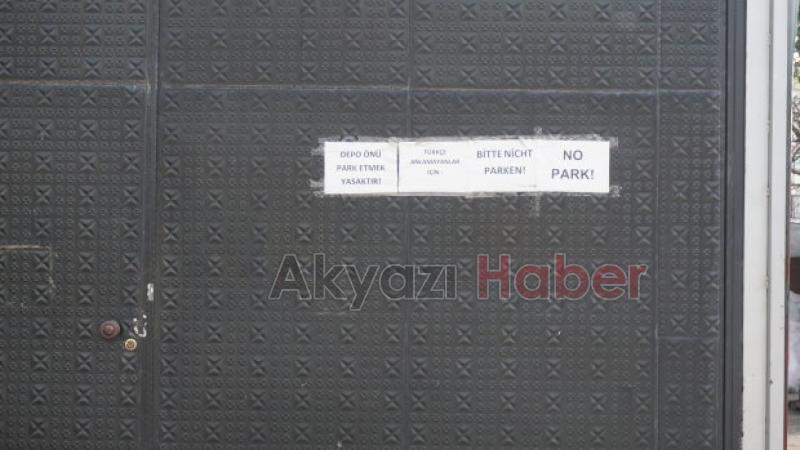 Park yasağına ilginç uyarı yazısı Görenler hem gülüyor hem şaşırıyor