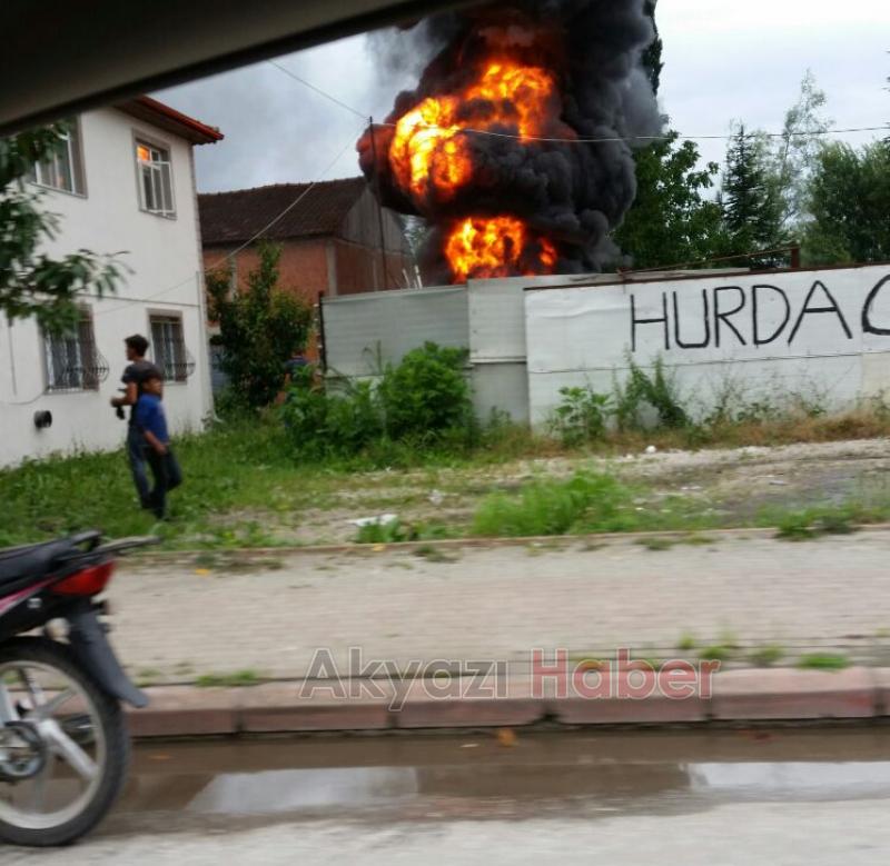 Parsellerde Yangın Çıktı