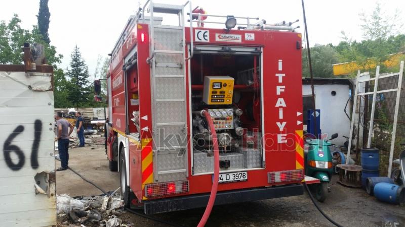 Parsellerde Yangın Çıktı