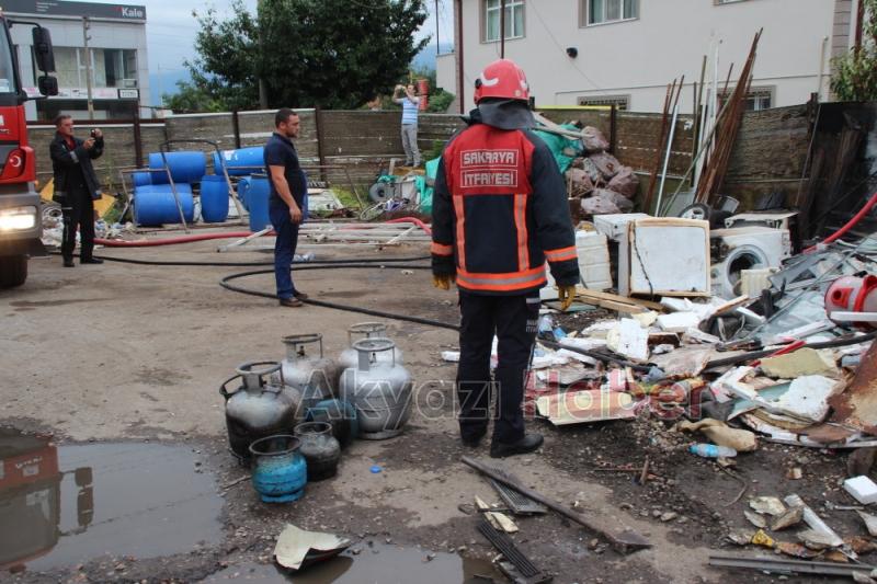 Parsellerde Yangın Çıktı