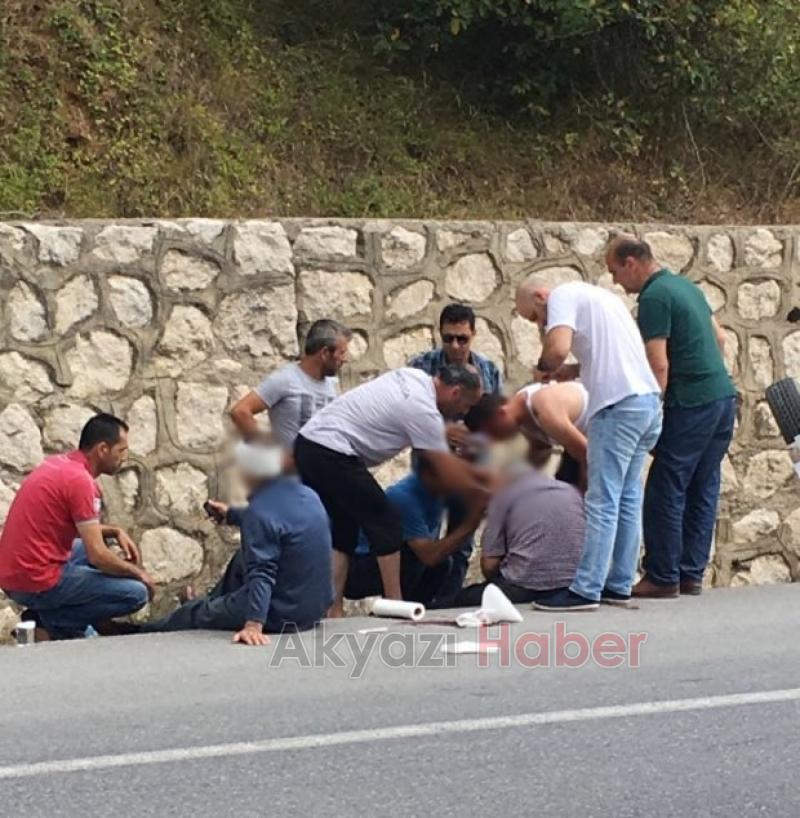 PAT PAT KONTROLDEN ÇIKTI 2 YARALI