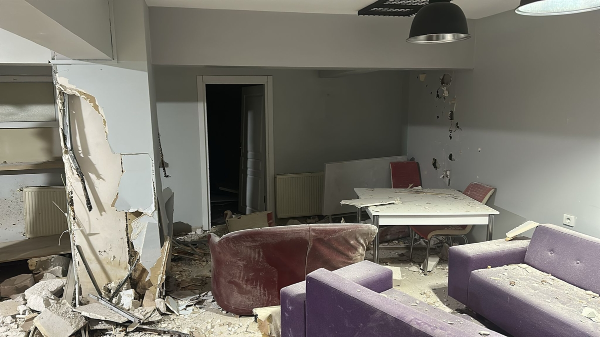 Patlama yaşanan yurttaki öğrenciler otele yerleştirildi