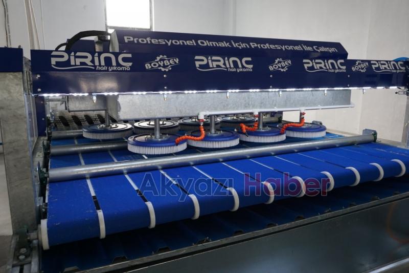 Pirinç halı yıkama bayrama hazır