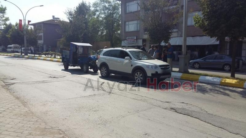 Pırpır Otomobile Arkadan Çarptı