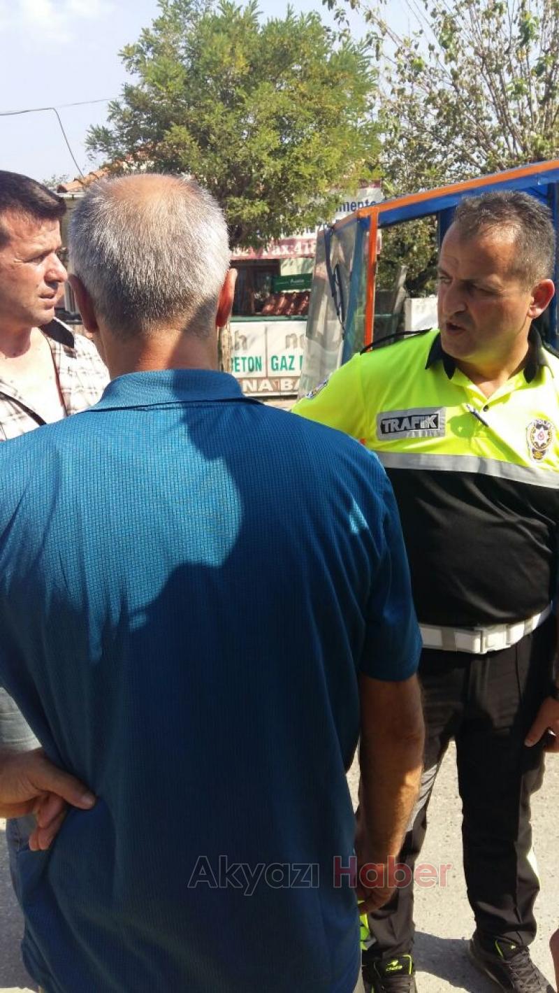 Pırpır Otomobile Arkadan Çarptı