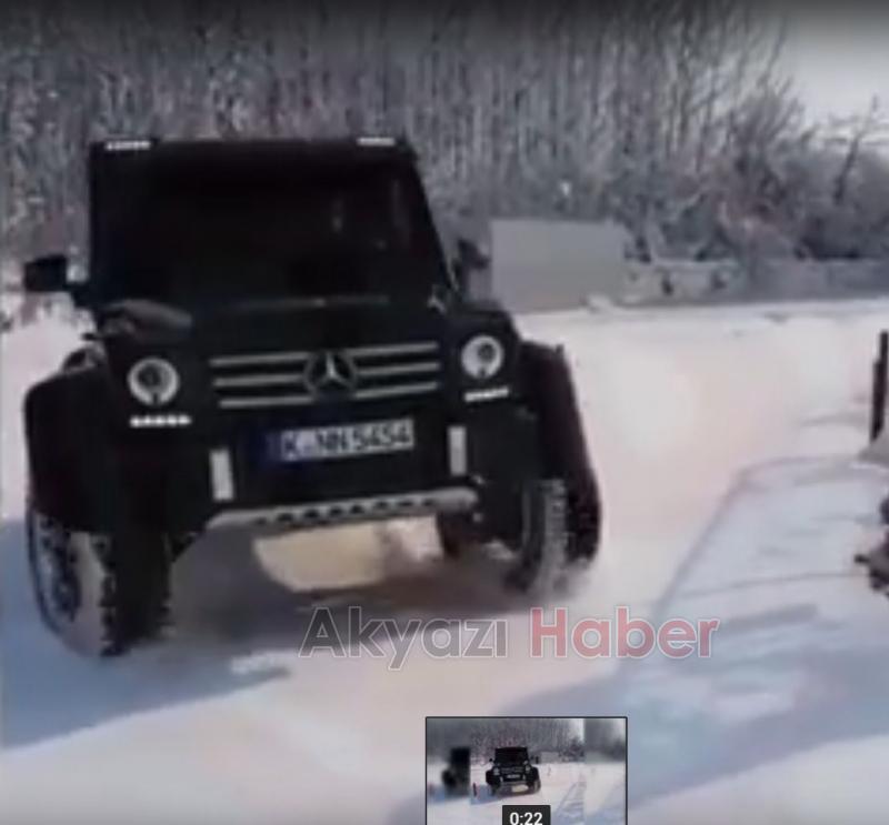 Pist karlı olunca bizde böyle